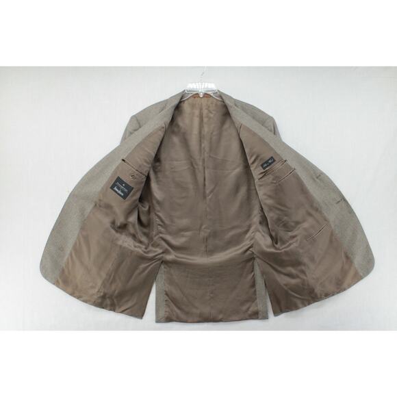 VTG Ermenegildo Zegna Blazer Men's 44R Multicolor Wool Silk Weave Sport Jacket - Picture 7 of 15